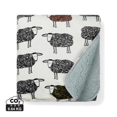 VINGA Plaid sherpa en rPET Sheep Personnalisable | BCM Goodies - 3