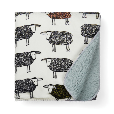 VINGA Plaid sherpa en rPET Sheep Personnalisable | BCM Goodies - 1