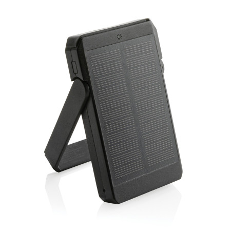 Powerbank solaire 5000 mAh et 10W en plastique RCS Skywave Personnalisable | BCM Goodies - 1