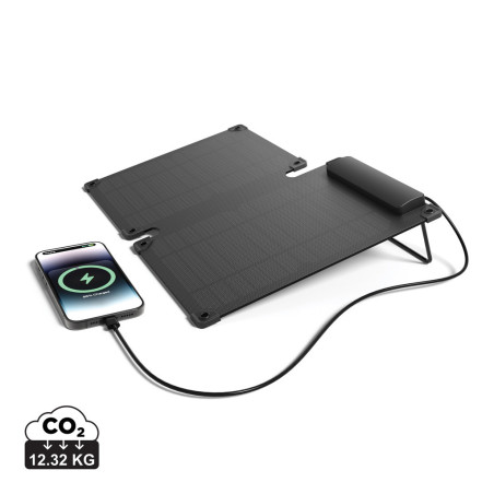 Panneau solaire portable en plastique recyclé 10W Solarpulse Personnalisable | BCM Goodies - 3