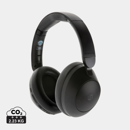 Casque audio ANC en plastique recyclé RCS Urban V Cupertino Personnalisable | BCM Goodies - 3
