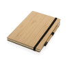 Set avec carnet et crayon infini en bambou Personnalisable | BCM Goodies - 2