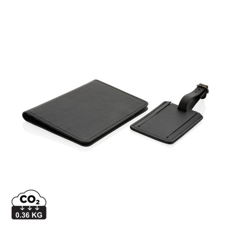 Set de voyage en PU recyclé GRS Swiss Peak Personnalisable | BCM Goodies - 3
