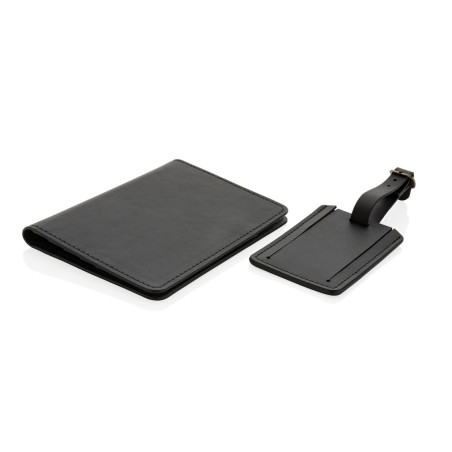 Set de voyage en PU recyclé GRS Swiss Peak Personnalisable | BCM Goodies - 1