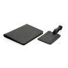 Set de voyage en PU recyclé GRS Swiss Peak Personnalisable | BCM Goodies - 1