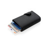 Porte-cartes anti RFID en aluminium et PU Personnalisable | BCM Goodies - 1