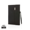 Set carnets de notes A5 et stylo Swiss Peak Personnalisable | BCM Goodies - 3