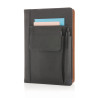 Carnet de notes avec pochette pour téléphone Personnalisable | BCM Goodies - 1