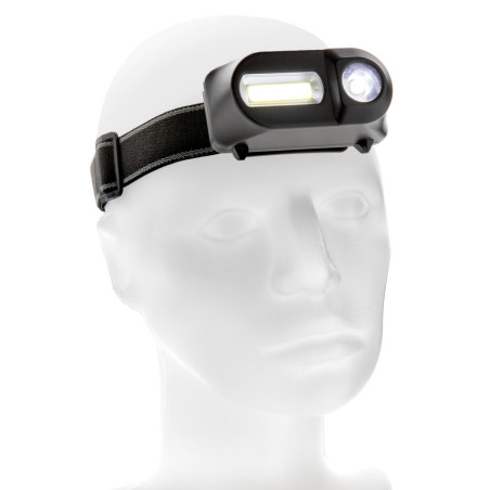 Lampe frontale avec LED et COB Personnalisable | BCM Goodies - 2
