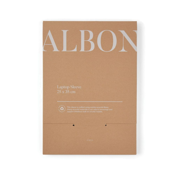 Pochette pour ordinateur VINGA 14 en feutre GRS Albon - Protection éco-responsable pour ordinateurs jusqu'à 17 pouces