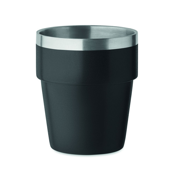 Gobelet double paroi 250 ml ACERITO pour boissons chaudes/froides - Personnalisable - Accessoire écologique durable - BCM Goodie
