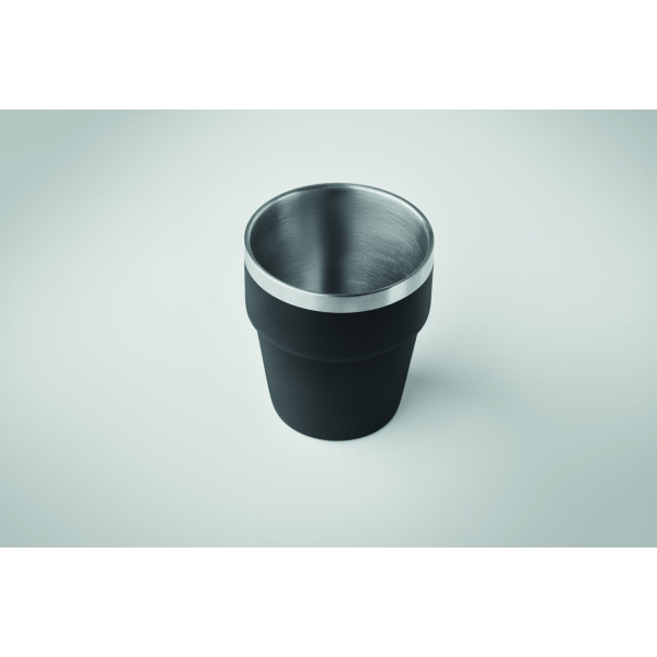 Gobelet double paroi 250 ml ACERITO pour boissons chaudes/froides - Personnalisable - Accessoire écologique durable - BCM Goodie