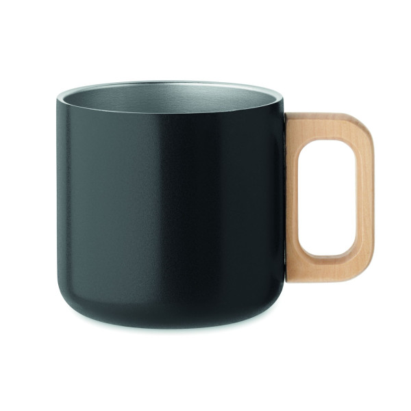 Mug double paroi 350 ml ACERO en acier inoxydable recyclé - BCM Goodies