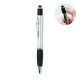 Stylo stylet spinner STY en ABS recyclé avec stylus intégré et fonction antistress - Bleu - BCM Goodies