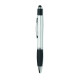Stylo stylet spinner STY en ABS recyclé avec stylus intégré et fonction antistress - Bleu - BCM Goodies