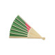 Éventail à motif de drapeau FUNFAN en bambou - Accessoire élégant et pratique pour rester au frais tout en affichant votre patri