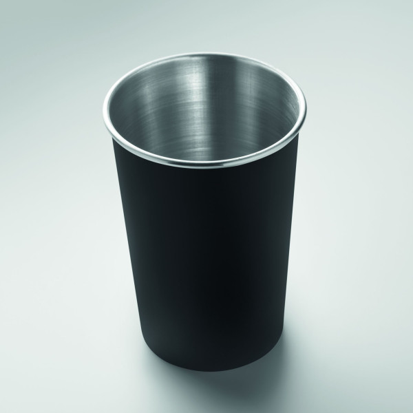 Gobelet en inox recyclé FJARD - Gobelet réutilisable 350 ml pour boissons chaudes et froides - Accessoire écologique et pratique