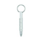 Porte-clés avec stylo à bille TWEN en aluminium recyclé - BCM Goodies