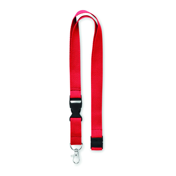 Lanyard coton 20mm LANNYCOT pour badges et clés - Accessoire de qualité supérieure pour professionnels et événements - Disponibl