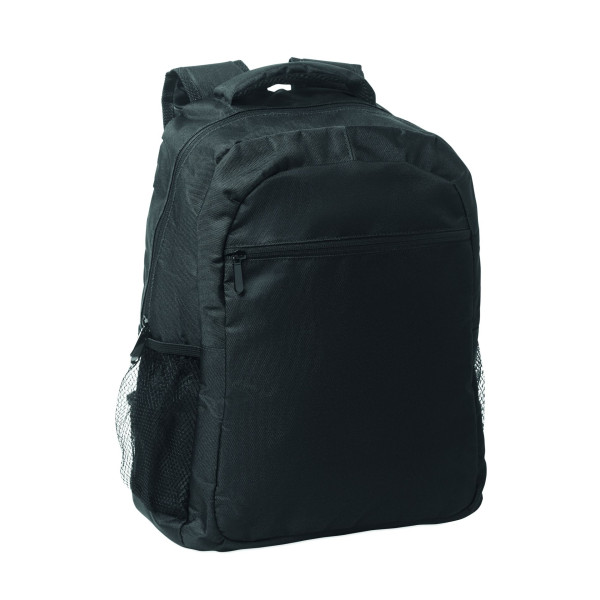 Sac à dos pour ordinateur 15 pouces en polyester 600D RPET avec compartiment rembourré - BCM Goodies