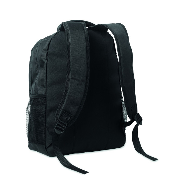 Sac à dos pour ordinateur 15 pouces en polyester 600D RPET avec compartiment rembourré - BCM Goodies