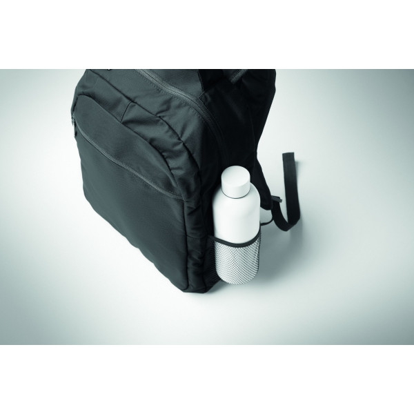 Sac à dos pour ordinateur 15 pouces en polyester 600D RPET avec compartiment rembourré - BCM Goodies