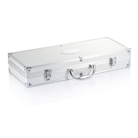 Set de 12 pcs pour barbecue en coffret aluminium Personnalisable | BCM Goodies - 2