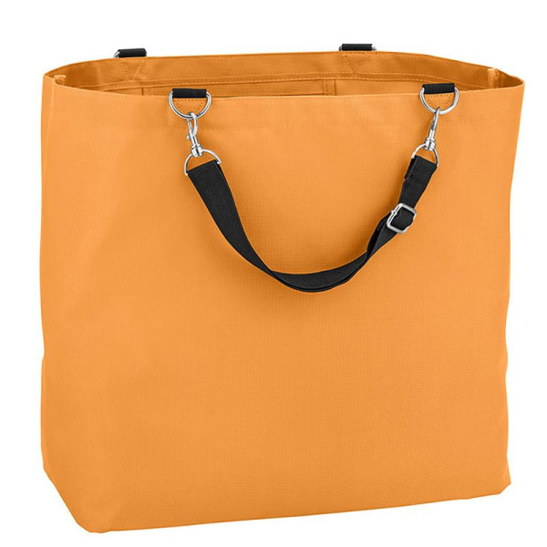 Sac shopping Fare personnalisable pour entreprise - Polyester 600D - Poche bouteille et poche zippée - Dimensions 43 x 18 x 40 c
