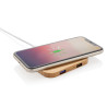 Chargeur sans fil 5W et USB en bambou Personnalisable | BCM Goodies - 2