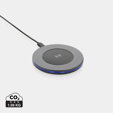 Chargeur sans fil 10W en aluminium recyclé RCS Terra Personnalisable | BCM Goodies - 3