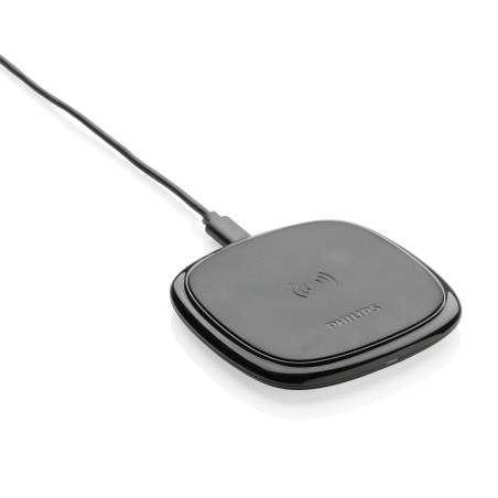 Chargeur Qi 10W Sans Fil Philips Personnalisable | BCM Goodies - 1