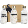 Coffret cadeau avec sel de bain WELLmark Just Relax avec 3 pièces de 200 ml Personnalisable | BCM Goodies - 4