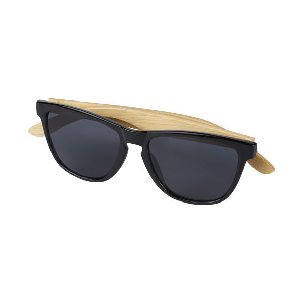 Lunettes de soleil Sun Ray en bambou et en plastique lié aux océans Personnalisable | BCM Goodies - 1