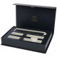 Parure IM avec stylo roller et stylo bille achromatiques Parker Personnalisable | BCM Goodies - 4