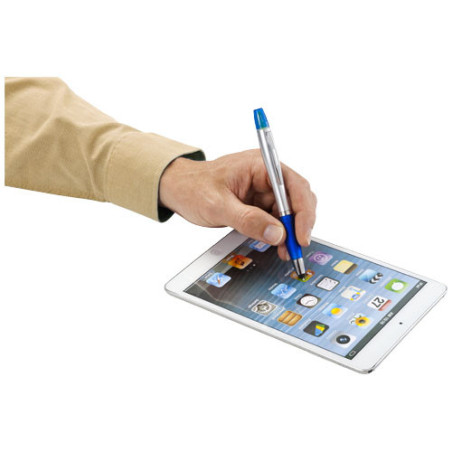 Stylo bille avec fonction stylet et surligneur Nash Personnalisable | BCM Goodies - 1
