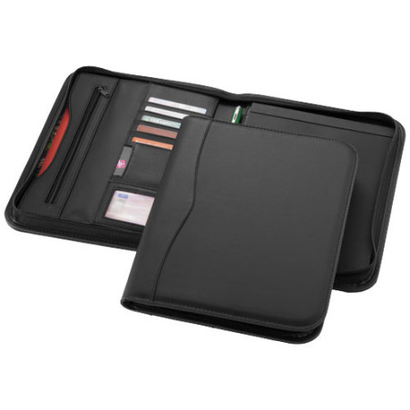 Conférencier A4 zippé Ebony Personnalisable | BCM Goodies - 4