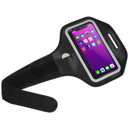 Bracelet réfléchissant pour smartphone avec étui transparent Haile Personnalisable | BCM Goodies - 1