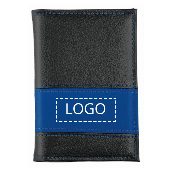 Pochette documents MetMaxx en simili cuir avec 2 emplacements de cartes - Accessoire professionnel personnalisable de qualité