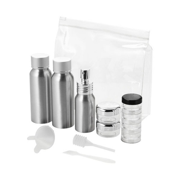 Trousse de toilette approuvée par les compagnies aériennes Frankfurt Personnalisable | BCM Goodies - 1