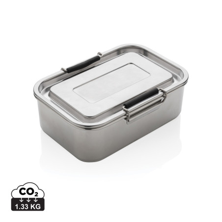 Lunch box étanche en acier inoxydable recyclé RCS Personnalisable | BCM Goodies - 3