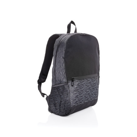 Sac à dos réfléchissant pour ordinateur portable en RPET Personnalisable | BCM Goodies - 1