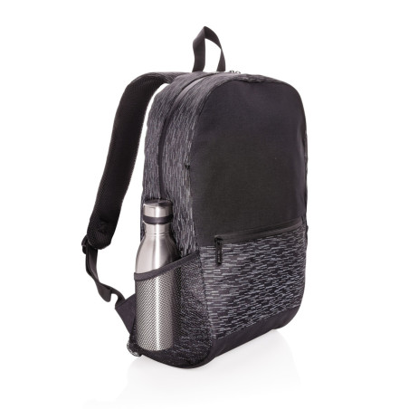 Sac à dos réfléchissant pour ordinateur portable en RPET Personnalisable | BCM Goodies - 2