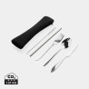 Set de 4 couverts réutilisables en acier inoxydable Personnalisable | BCM Goodies - 3