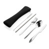 Set de 4 couverts réutilisables en acier inoxydable Personnalisable | BCM Goodies - 1