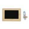 Horloge LED en bambou et plastique RCS Utah Personnalisable | BCM Goodies - 2