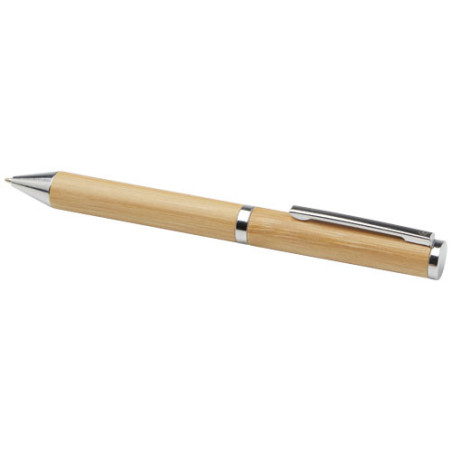 Coffret cadeau stylo bille et stylo roller Apolys en bambou  Personnalisable | BCM Goodies - 1