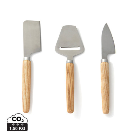 VINGA Ensemble de couteaux à fromage Retro Personnalisable | BCM Goodies - 3