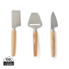 VINGA Ensemble de couteaux à fromage Retro Personnalisable | BCM Goodies - 3