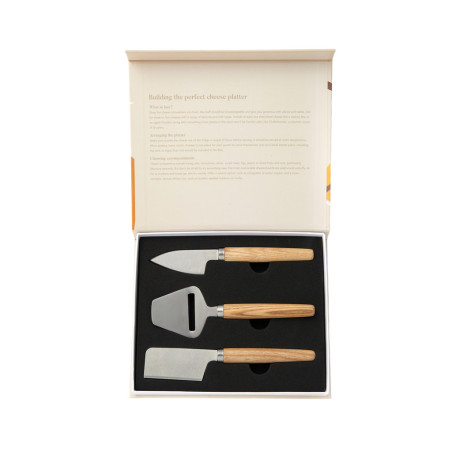 VINGA Ensemble de couteaux à fromage Retro Personnalisable | BCM Goodies - 2
