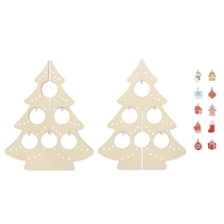 Décoration de sapin en bois SILUETA Personnalisable | BCM Goodies - 3